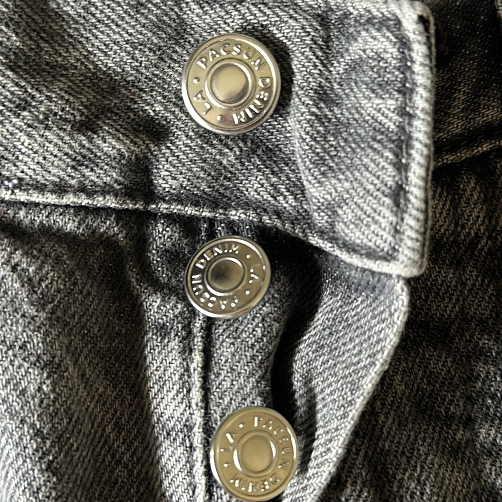 PacSun Gray High Rise Straight Jeans - Picture 5 of 9